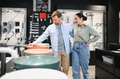 Couple choosing washbasin in bathroom fixtures store - PhotoDune Item for Sale
