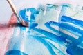 Blue abstract painted texture background - PhotoDune Item for Sale