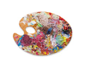 Art palette with colorful paint strokes, isolated - PhotoDune Item for Sale