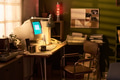 Vintage Desktop Computer and Office Equipment Illuminating Retro Home Workspace - PhotoDune Item for Sale
