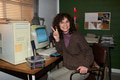 Portrait of Caucasian Woman Smiling and Gesturing Peace Sign - PhotoDune Item for Sale