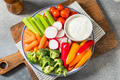 Organic Raw Crudite Veggie Platter - PhotoDune Item for Sale