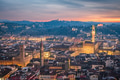 Florence, Italy Cityscape at Dusk - PhotoDune Item for Sale
