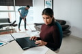 Business Woman Working At Home And Man Doing Chores - PhotoDune Item for Sale