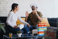 Young Couple Playing With Virtual Reality - PhotoDune Item for Sale