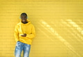 African Young Man Listening To Music - PhotoDune Item for Sale