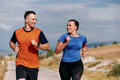 Mountain Bliss: Capturing the Joy of Morning Trail Running - PhotoDune Item for Sale