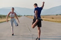 Diverse Group of Athletes Prepare Together for a Run - PhotoDune Item for Sale