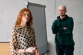 A business colleague collaboratively presenting business goals and strategies to their team in a - PhotoDune Item for Sale
