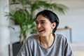 A close up portrait of a young businesswoman engaged in a professional meeting, confidently - PhotoDune Item for Sale