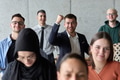 A diverse team of business professionals ecstatically celebrating their success in a modern office - PhotoDune Item for Sale