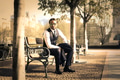 Man sitting on a bench - PhotoDune Item for Sale