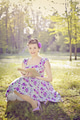Girl reading in a park - PhotoDune Item for Sale