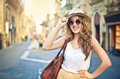 Girl in a downtown street - PhotoDune Item for Sale
