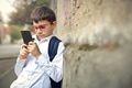 Child using a smartphone - PhotoDune Item for Sale