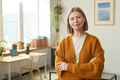 Mature Woman Wearing Cozy Cardigan - PhotoDune Item for Sale