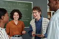 Discussing Education Principles in Classroom Setting - PhotoDune Item for Sale