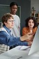 Discussing Project Details During Team Collaboration - PhotoDune Item for Sale