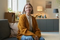Senior Woman Wearing Cardigan at Home - PhotoDune Item for Sale
