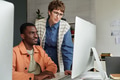 Collaborating on Computer Project in Office Environment - PhotoDune Item for Sale