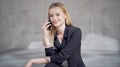 Professional Woman Smiling While Speaking on Phone - PhotoDune Item for Sale