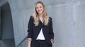Confident Businesswoman Smiling in Smart Casual Attire - PhotoDune Item for Sale
