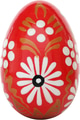 Red Easter egg with white daisies and golden accents - PhotoDune Item for Sale