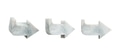 Set of solid marble arrows icon isolated on white background - PhotoDune Item for Sale