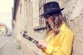 Woman using tablet - PhotoDune Item for Sale