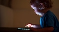 Small child pressing with finger on phone touch screen Cell phone and child - PhotoDune Item for Sale